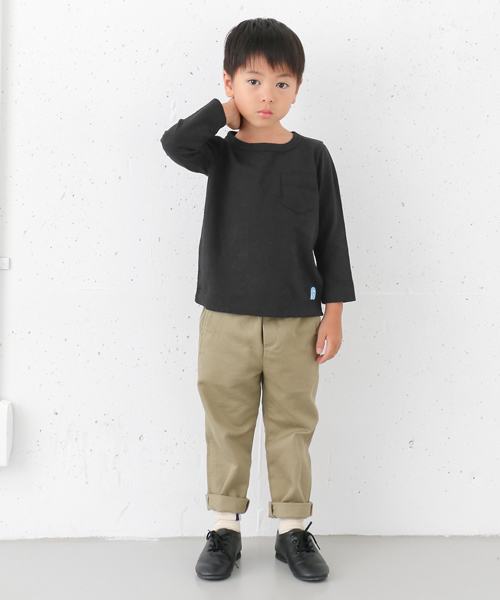 URBAN RESEARCH DOORS（アーバンリサーチドアーズ）の「FORK＆SPOON Overdye L/S T-shirt（Tシャツ/カットソー・キッズ・オレンジ/ロイヤルブルー/チャコールグレー/オフホワイト・120/135/105/90）」の5枚目の写真