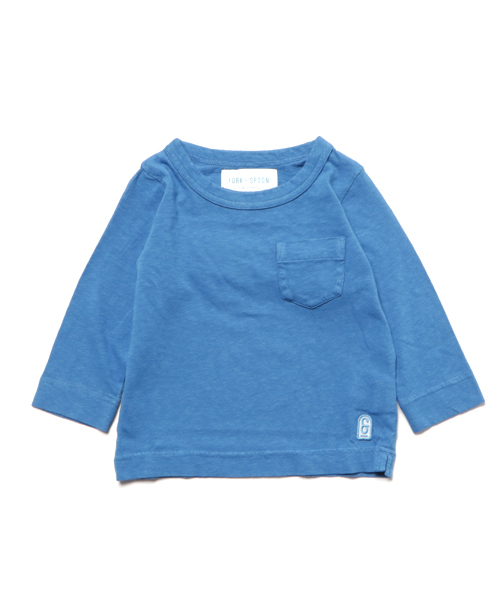 URBAN RESEARCH DOORS（アーバンリサーチドアーズ）の「FORK＆SPOON Overdye L/S T-shirt（Tシャツ/カットソー・キッズ・オレンジ/ロイヤルブルー/チャコールグレー/オフホワイト・120/135/105/90）」の4枚目の写真