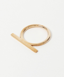 【House Commune】Low line ring yellow gold