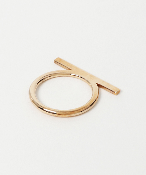 House_Commune(ハウスコミューン)の「【House Commune】Low line ring yellow gold(リング・レディース・ゴールド・MEDIUM/SMALL/LARGE)」の3枚目の写真