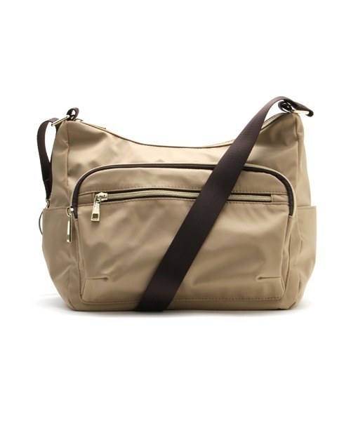 BASE（ベース）の「軽量 ナイロン ショルダーバッグ（ショルダーバッグ・レディース・グレー/ピンク/ベージュ/マスタード/カーキ/ボルドー/ダークブルー/ブラック/ネイビー/グレー系その他/グリーン/ブラウン系その他/ピンク系その他・FREE）」の6枚目の写真
