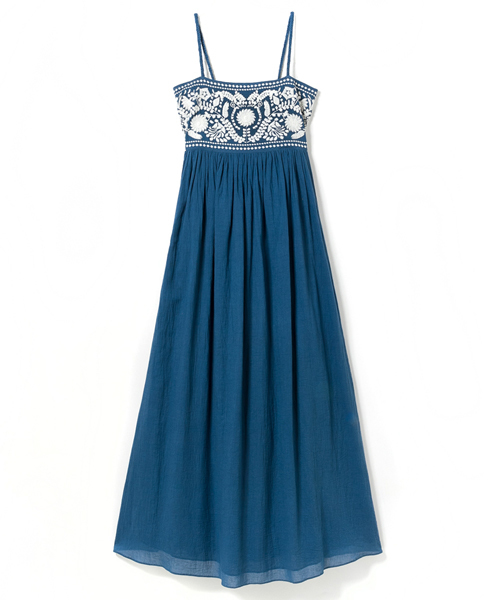 Navasana ナバアサナ の Navasanaメキシカン刺繍マキシワンピース 712 Naj N102 Op130 ワンピース Wear