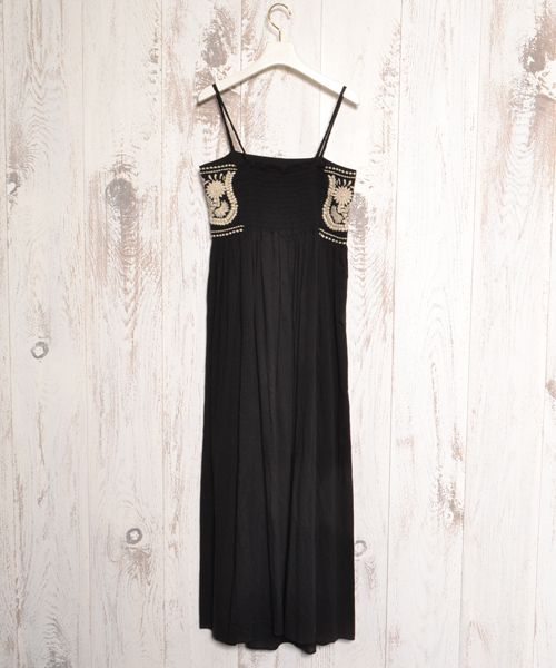 navasana（ナバアサナ）の「navasanaメキシカン刺繍マキシワンピース/712-NAJ-N102-OP130（ワンピース・レディース・ブルー/アイボリー/グレー/ブラック/ネイビー/ブラック系その他/ライトベージュ/ライトブルー・FREE）」の22枚目の写真