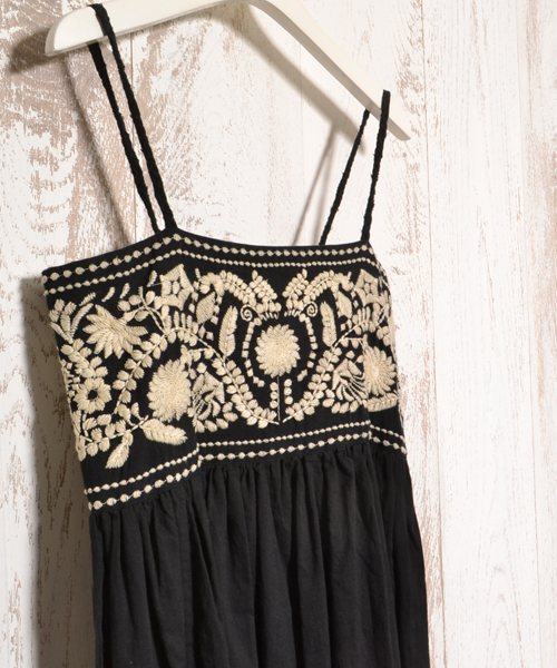 navasana（ナバアサナ）の「メキシカン刺繍マキシワンピース/N102-OP130（ワンピース・レディース・アイボリー/ブラック/ブルー/グレー・FREE）」の12枚目の写真