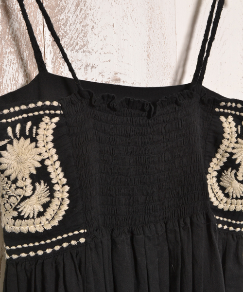 navasana（ナバアサナ）の「メキシカン刺繍マキシワンピース/N102-OP130（ワンピース・レディース・アイボリー/ブラック/ブルー/グレー・FREE）」の15枚目の写真