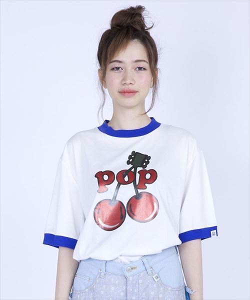 Little Sunny Bite リトルサニーバイト の Littlesunnybite リトルサニーバイト Cherry Pop Ringer Tee Tシャツ カットソー Wear