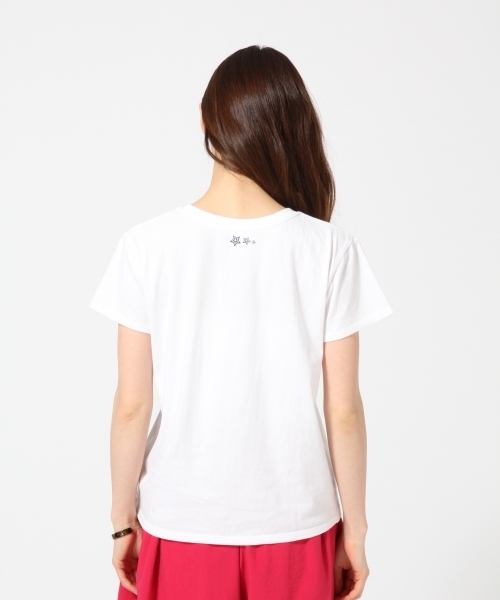 GLOBAL WORK（グローバルワーク）の「ディズニープリントTシャツ半袖 Women/750083（Tシャツ/カットソー・レディース・ホワイト/グレー/ダークグレー/オレンジ・LARGE/MEDIUM）」の8枚目の写真