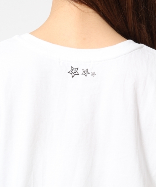 GLOBAL WORK（グローバルワーク）の「ディズニープリントTシャツ半袖 Women/750083（Tシャツ/カットソー・レディース・ホワイト/グレー/ダークグレー/オレンジ・LARGE/MEDIUM）」の12枚目の写真