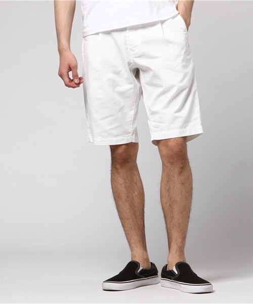 WEGO（ウィゴー）の「WEGO/タックチノショーツ（チノパンツ・メンズ・ホワイト/ブラック/レッド/ロイヤルブルー/マスタード/ベージュ・LARGE/SMALL/X-LARGE/MEDIUM）」の20枚目の写真