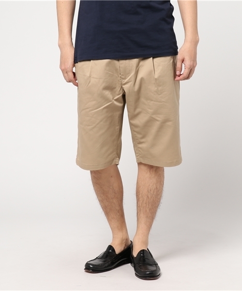 WEGO（ウィゴー）の「WEGO/タックチノショーツ（チノパンツ・メンズ・ホワイト/ブラック/レッド/ロイヤルブルー/マスタード/ベージュ・LARGE/SMALL/X-LARGE/MEDIUM）」の16枚目の写真