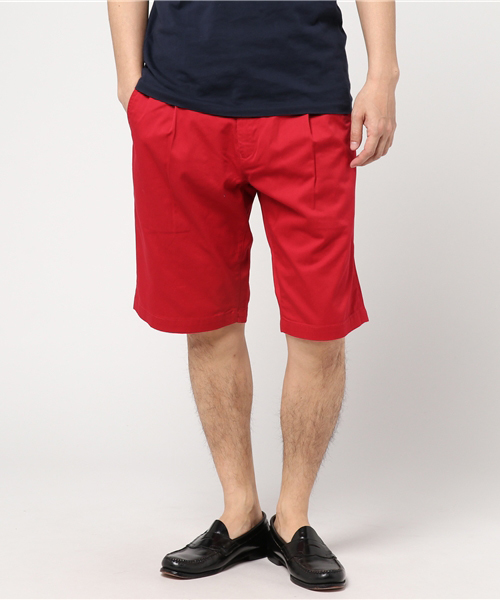 WEGO（ウィゴー）の「WEGO/タックチノショーツ（チノパンツ・メンズ・ホワイト/ブラック/レッド/ロイヤルブルー/マスタード/ベージュ・LARGE/SMALL/X-LARGE/MEDIUM）」の19枚目の写真