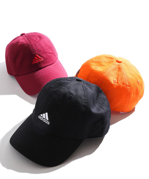 adidas（アディダス）の「∴WEGO/adidas別注LOWキャップ（キャップ・メンズ・ブラック/ワイン/オレンジ・FREE）」の4枚目の写真