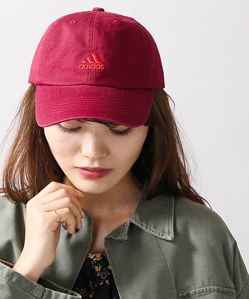 adidas（アディダス）の「∴WEGO/adidas別注LOWキャップ（キャップ・メンズ・ブラック/ワイン/オレンジ・FREE）」の14枚目の写真