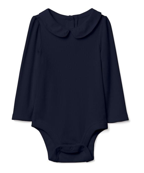 GAP(ギャップ)の「Gap 織り地カラー長袖 ボディシャツ(ロンパース・キッズ・ホワイト/ピンク/ネイビー/レッド・70cm/50cm/90cm/60cm/80cm)」の3枚目の写真