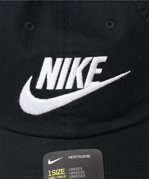 NIKE（ナイキ）の「【NIKE】ロゴ刺繍CAP（キャップ・メンズ・ホワイト/ブラック/ネイビー・FREE）」の7枚目の写真