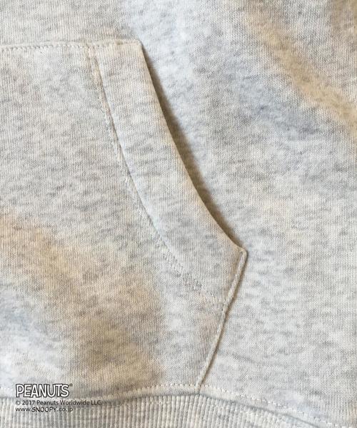 PEANUTS（ピーナッツ）の「【キッズ / ブラック ⇒ WEB限定】(SNOOPY WOODSTOCK/スヌーピー ウッドストック)パーカー(100～150（パーカー・キッズ・グレー/ブラック/グリーン・100/120/150/110/130/140）」の11枚目の写真