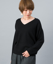 RIVE DROITE | ミラノリブVネックニット(ニット/セーター)