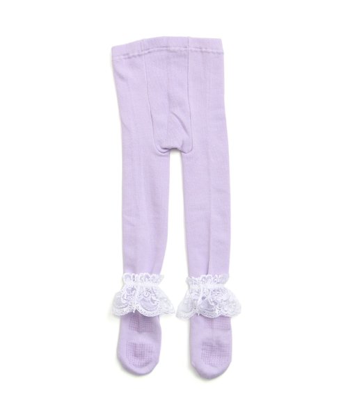 apres les cours（アプレレクール）の「フリル2WAYタイツ（タイツ/ストッキング・キッズ・ブラック/オフホワイト/ラベンダー・90/100/120/140）」の11枚目の写真