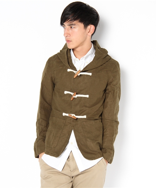 CIAOPANIC TYPY（チャオパニックティピー）の「ツイルショートダッフルコート（ダッフルコート・メンズ・オリーブ/ネイビー/ゴールド/ワインレッド・LARGE/MEDIUM）」の5枚目の写真