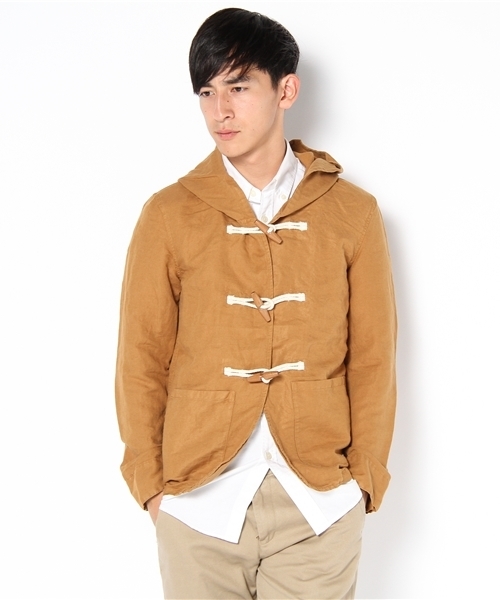 CIAOPANIC TYPY（チャオパニックティピー）の「ツイルショートダッフルコート（ダッフルコート・メンズ・オリーブ/ネイビー/ゴールド/ワインレッド・LARGE/MEDIUM）」の4枚目の写真