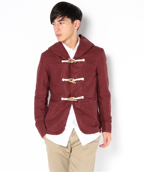 CIAOPANIC TYPY（チャオパニックティピー）の「ツイルショートダッフルコート（ダッフルコート・メンズ・オリーブ/ネイビー/ゴールド/ワインレッド・LARGE/MEDIUM）」の3枚目の写真