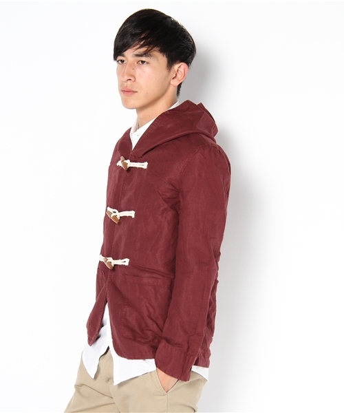 CIAOPANIC TYPY（チャオパニックティピー）の「ツイルショートダッフルコート（ダッフルコート・メンズ・オリーブ/ネイビー/ゴールド/ワインレッド・LARGE/MEDIUM）」の6枚目の写真