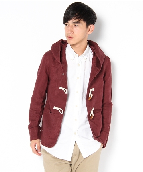 CIAOPANIC TYPY（チャオパニックティピー）の「ツイルショートダッフルコート（ダッフルコート・メンズ・オリーブ/ネイビー/ゴールド/ワインレッド・LARGE/MEDIUM）」の10枚目の写真