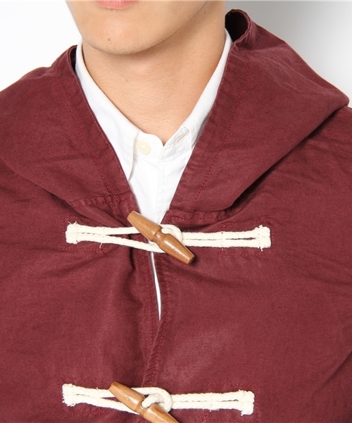 CIAOPANIC TYPY（チャオパニックティピー）の「ツイルショートダッフルコート（ダッフルコート・メンズ・オリーブ/ネイビー/ゴールド/ワインレッド・LARGE/MEDIUM）」の7枚目の写真