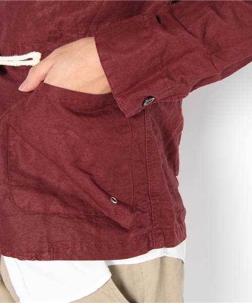 CIAOPANIC TYPY（チャオパニックティピー）の「ツイルショートダッフルコート（ダッフルコート・メンズ・オリーブ/ネイビー/ゴールド/ワインレッド・LARGE/MEDIUM）」の8枚目の写真