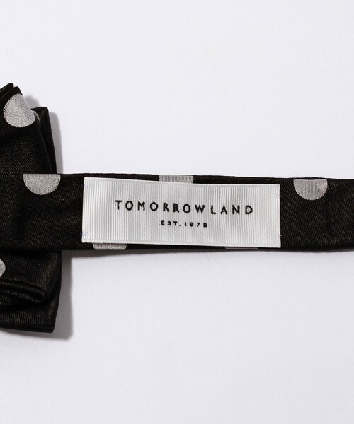 TOMORROWLAND (トゥモローランド)の「TOMORROWLAND シルク ラージドットボウタイ(ネクタイ・メンズ・ブラック/ブラック系その他/レッド系その他/ブルー系その他2・FREE)」の5枚目の写真