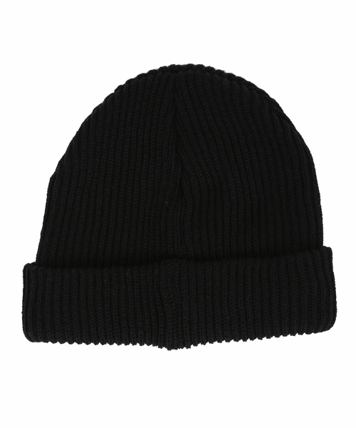 X-girl（エックスガール）の「BASIC KNIT CAP（ニットキャップ/ビーニー・レディース・ブラック/アッシュグレー/ブルー/ピンク/バーガンディー・ONE SIZE）」の7枚目の写真