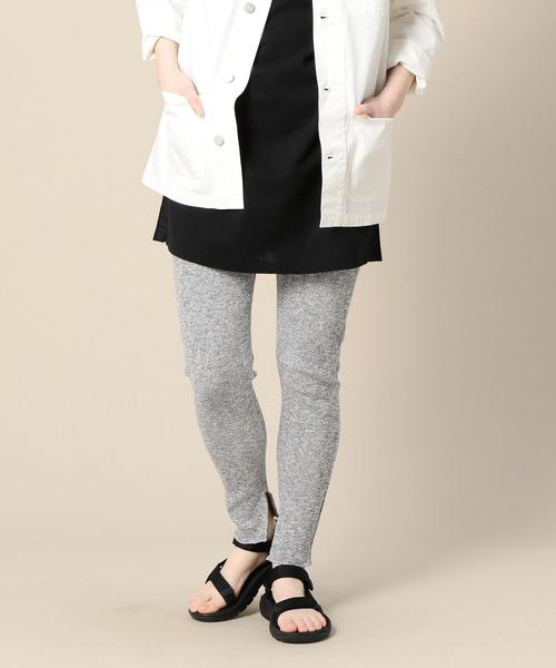 BEAUTY&YOUTH UNITED ARROWS(ビューティーアンドユースユナイテッドアローズ)の「BY ミックスカラー&ソリットリブスパッツ o(レギンス/スパッツ・レディース・ブラック/イエロー/グレー・FREE)」の3枚目の写真