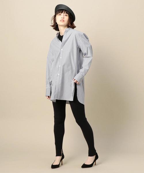 BEAUTY&YOUTH UNITED ARROWS(ビューティーアンドユースユナイテッドアローズ)の「BY ミックスカラー&ソリットリブスパッツ o(レギンス/スパッツ・レディース・ブラック/イエロー/グレー・FREE)」の13枚目の写真