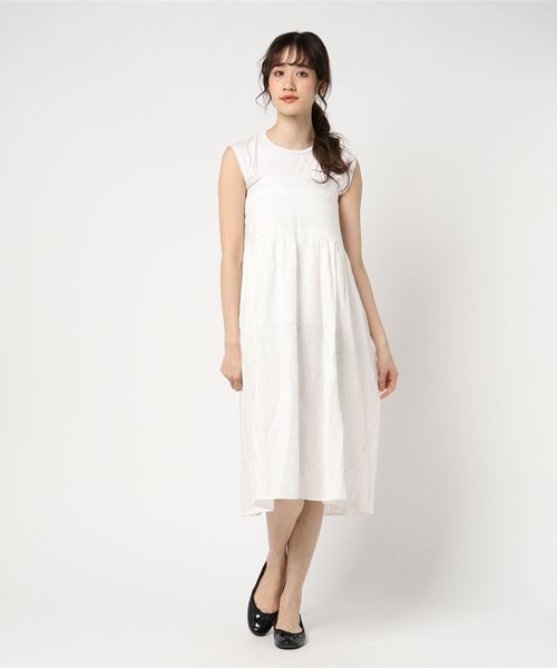 KOBE LETTUCE(コウベレタス)の「スカート&ベアワンピースの2wayフレアロングスカート(スカート・レディース・レッド/オフホワイト/サックスブルー/イエロー/ブラック系その他・FREE)」の13枚目の写真