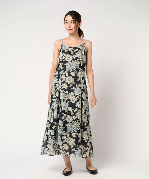 <新品>SLOBE IENAスローブイエナ/花柄キャミ SLOBE IENA スローブイエナ フラワー キャミワンピース 総柄 花