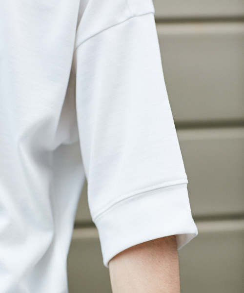 kutir（クティール）の「ponte clearlogo TEE/ ポンチビニールロゴビッグトップス（Tシャツ/カットソー・メンズ・ブラック/オフホワイト・MEDIUM/LARGE）」の12枚目の写真