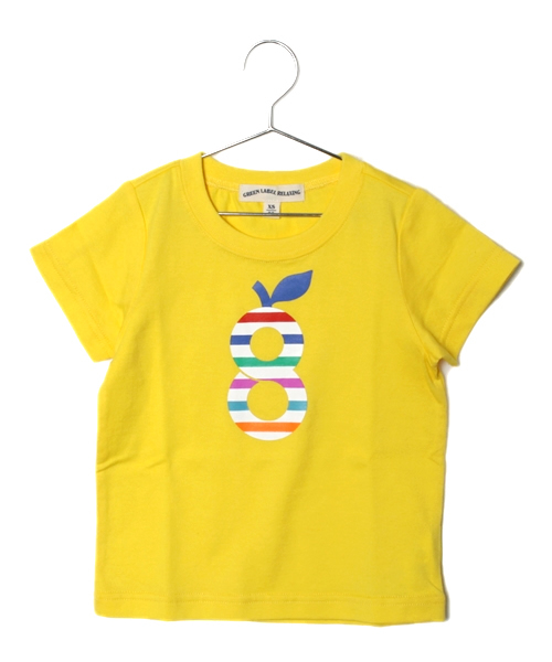 green label relaxing（グリーンレーベルリラクシング）の「▼▼▼【KIDS】GLR シーズンLOGO Tシャツ2（Tシャツ/カットソー・キッズ・パープル/グレー/イエロー・S/105/M/115/XL/135/XS/95/L/125）」の3枚目の写真