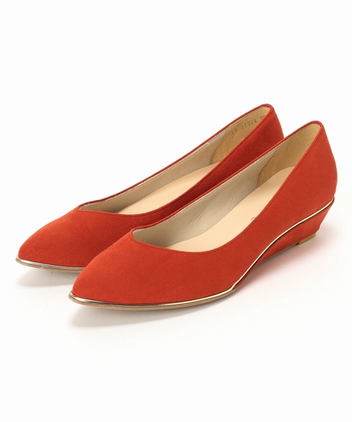 LE TALON（ルタロン）の「3.5cmメタルラインウエッジ◆（パンプス・レディース・ベージュ系その他/オレンジ/ピンク/カーキ/ボルドー・22.5cm/23cm/23.5cm/24cm/24.5cm/25cm/22cm/21.5/25.5cm）」の5枚目の写真