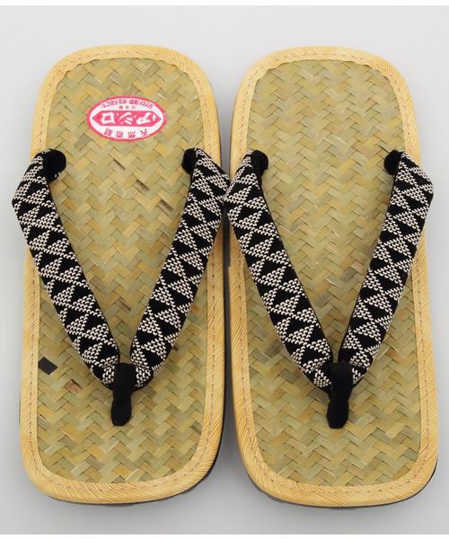 ８(eight)（エイト）の「網代 PUレザー雪駄 セッタ 紳士用 男性（和装小物・メンズ・A/D/B/C・X-LARGE/XX-LARGE/LARGE）」の10枚目の写真