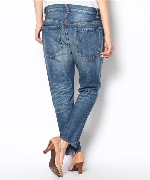 NANO universe（ナノユニバース）の「FF/9分丈テーパードデニム（デニムパンツ・レディース・ブルー/インディゴブルー・34/36/38）」の6枚目の写真