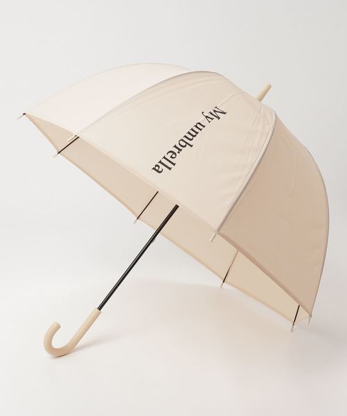 LAVEANGE(ラビアンジェ)の「ロゴ入りベルドーム型アンブレラ/傘(長傘・レディース・ベージュ/レッド/オフホワイト/グレー/ピンク/ブラック/レインボー/ラベンダー/カーキ/オレンジ/ライトグリーン/ブルー/ライトベージュ/ピンク系その他/ライトピンク/モカ/ネイビー・65cm)」の22枚目の写真