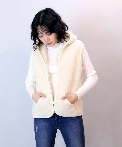 未使用級 コールドブレーカー♡ジップアップ ボア ベスト フード付き ROBBY 楽天市場】COLDBREAKER コールドブレーカー ジップアップボアベスト