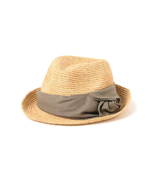 Ray BEAMS(レイビームス)の「CONTROL FREAK × Ray BEAMS / 別注 ラフ巻 中折れ ハット(ハット・レディース・ブラウン/ナチュラル・ONE SIZE)」の5枚目の写真