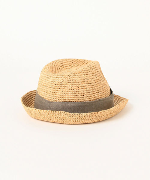 Ray BEAMS(レイビームス)の「CONTROL FREAK × Ray BEAMS / 別注 ラフ巻 中折れ ハット(ハット・レディース・ブラウン/ナチュラル・ONE SIZE)」の7枚目の写真