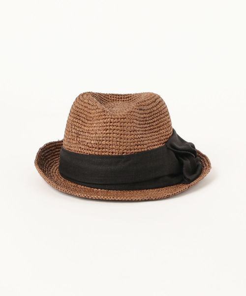 Ray BEAMS(レイビームス)の「CONTROL FREAK × Ray BEAMS / 別注 ラフ巻 中折れ ハット(ハット・レディース・ブラウン/ナチュラル・ONE SIZE)」の10枚目の写真