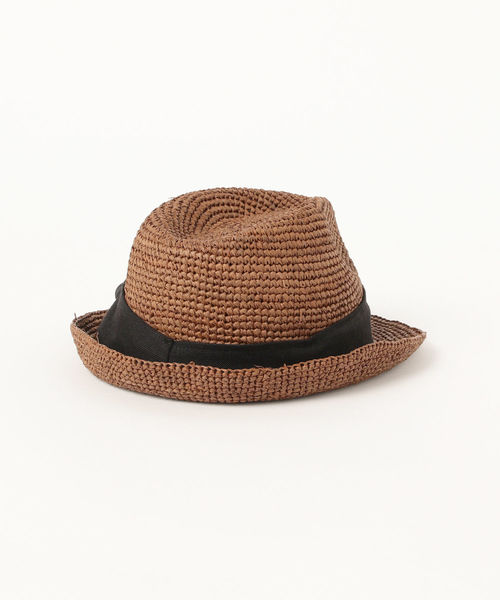 Ray BEAMS(レイビームス)の「CONTROL FREAK × Ray BEAMS / 別注 ラフ巻 中折れ ハット(ハット・レディース・ブラウン/ナチュラル・ONE SIZE)」の11枚目の写真