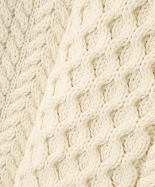SUNSPEL（サンスペル）の「SUNSPEL / MEN’S MERINO WOOL（ニット/セーター・メンズ・アイボリー/ネイビー・LARGE/MEDIUM/SMALL）」の4枚目の写真