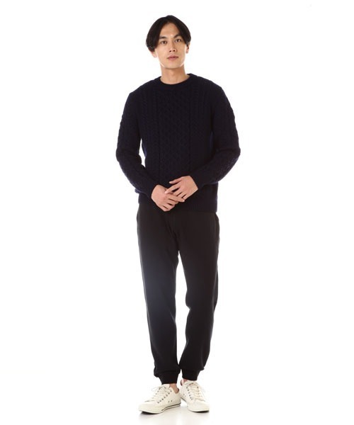SUNSPEL（サンスペル）の「SUNSPEL / MEN’S MERINO WOOL（ニット/セーター・メンズ・アイボリー/ネイビー・LARGE/MEDIUM/SMALL）」の6枚目の写真