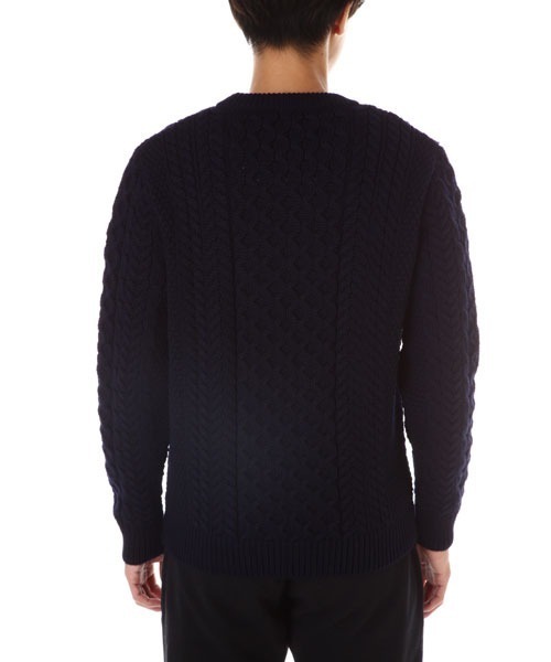 SUNSPEL（サンスペル）の「SUNSPEL / MEN’S MERINO WOOL（ニット/セーター・メンズ・アイボリー/ネイビー・LARGE/MEDIUM/SMALL）」の7枚目の写真