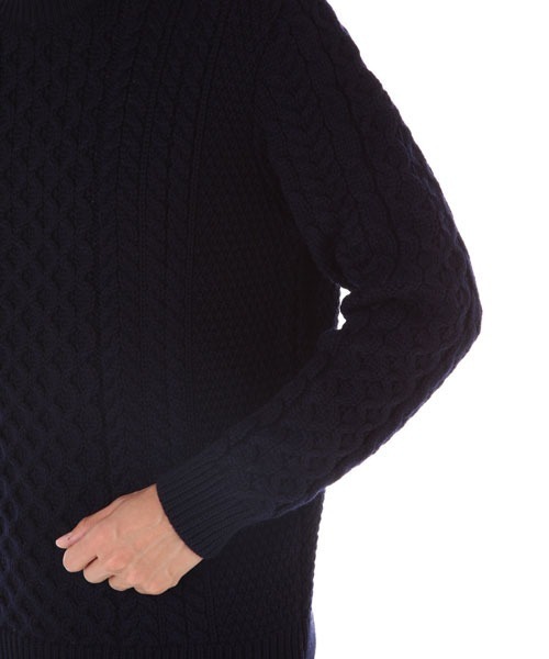 SUNSPEL（サンスペル）の「SUNSPEL / MEN’S MERINO WOOL（ニット/セーター・メンズ・アイボリー/ネイビー・LARGE/MEDIUM/SMALL）」の10枚目の写真